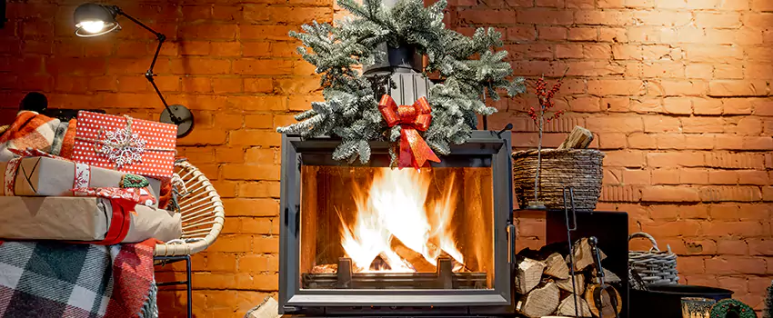Travis Industries Linear Gas Fireplace Installation in Avenal, California